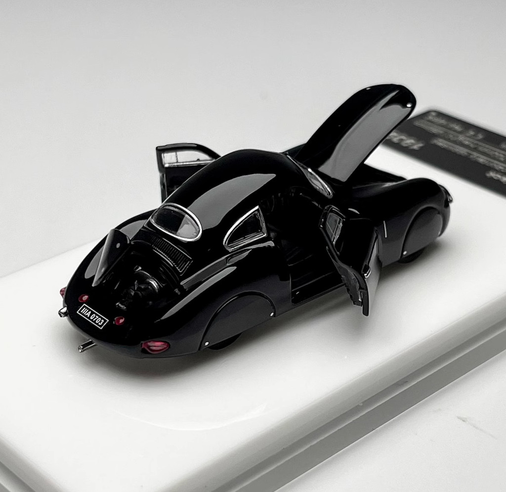 OT 1:64 Black 1939 Type 64 Classic Vintage Model Diecast Display Car