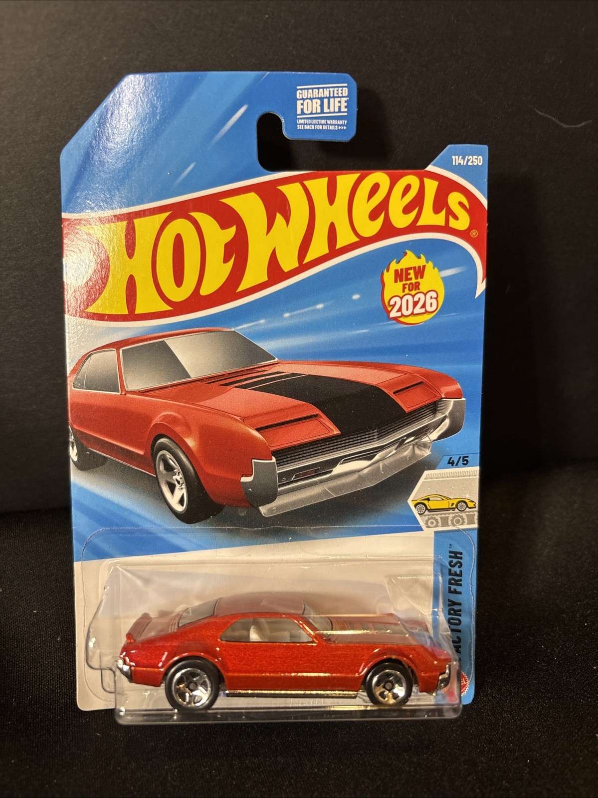 NEW SEALED 2026 Hot Wheels Custom ’66 Toronado Red Factory Fresh JJH45 114/250