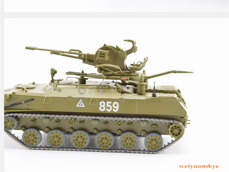 1:43 BTR-ZD Soviet BTR-ZD Self-Defense Artillery Tank Model Display Toy SSM3047