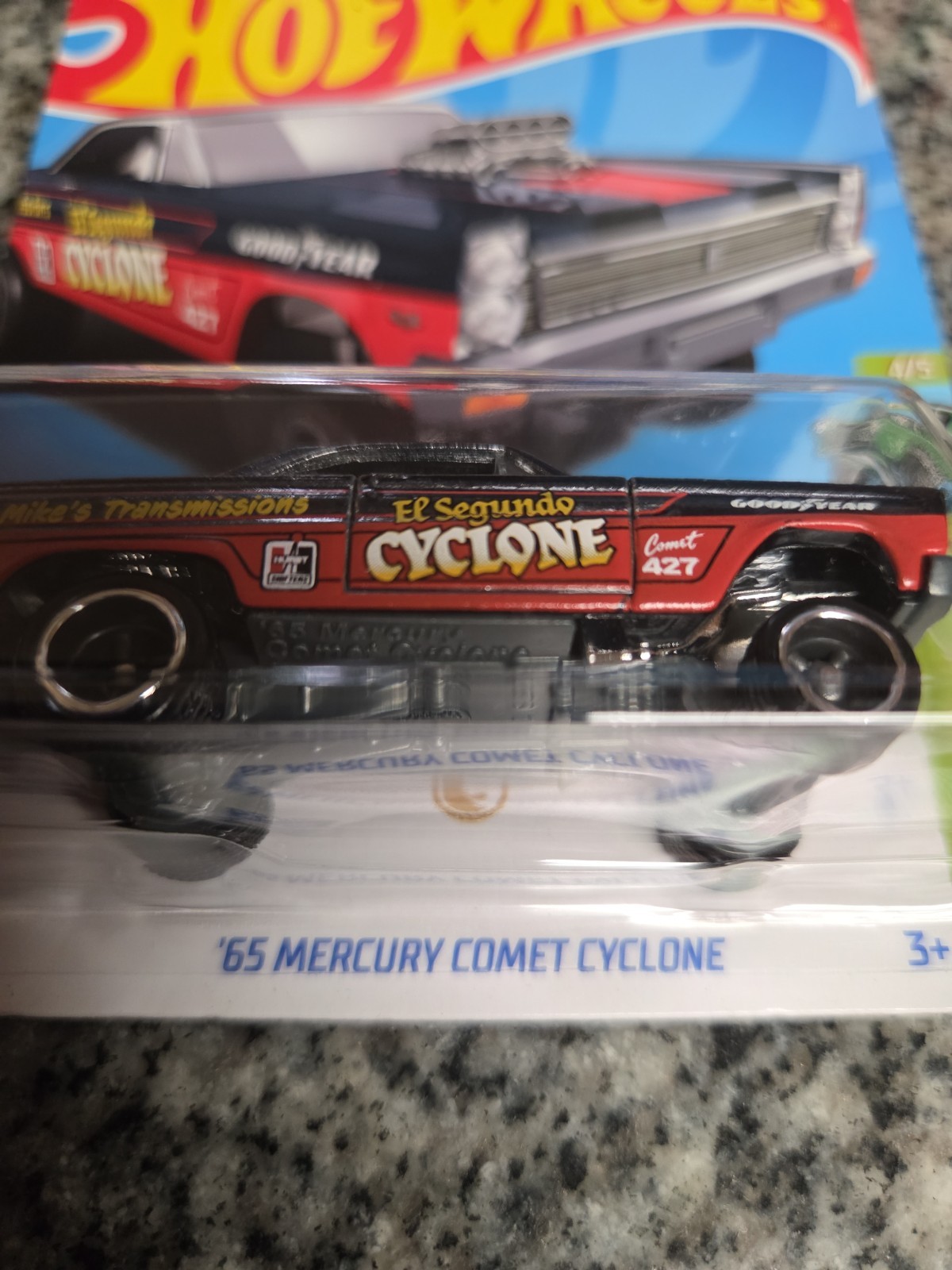 HOT WHEELS 2021 HW Gassers Super Treasure Hunt 65 Mercury Comet Cyclone W/PRO