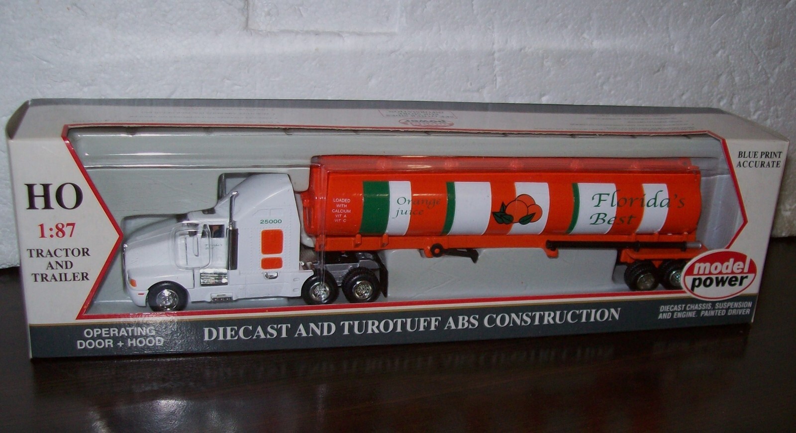 1:87 HO KENWORTH Florida’s Best Orange Juice Tanker Tractor Trailer Truck