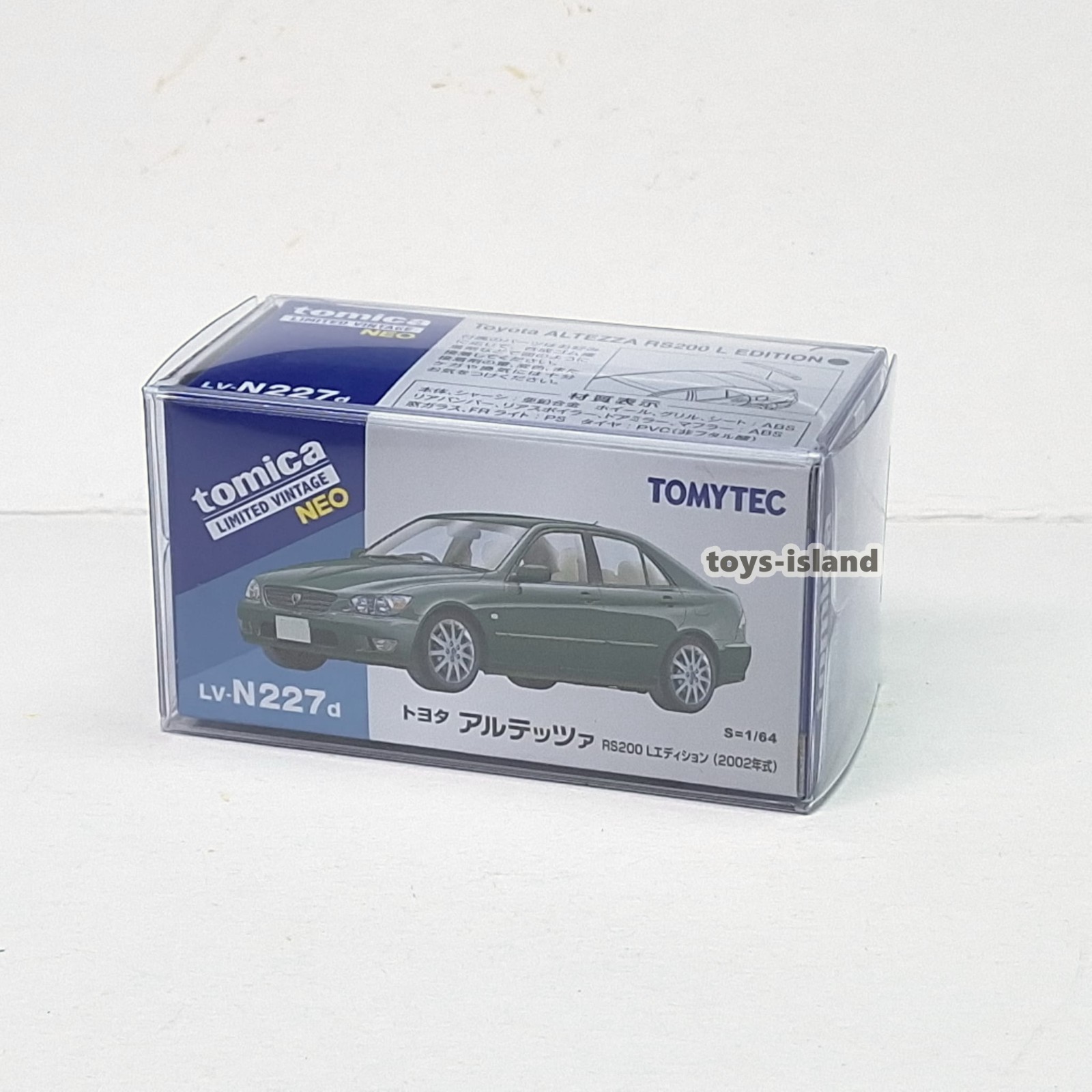 Tomica Limited Vintage NEO LV-N227d TOYOTA ALTEZZA RS200 L EDITION TOMYTEC (B)