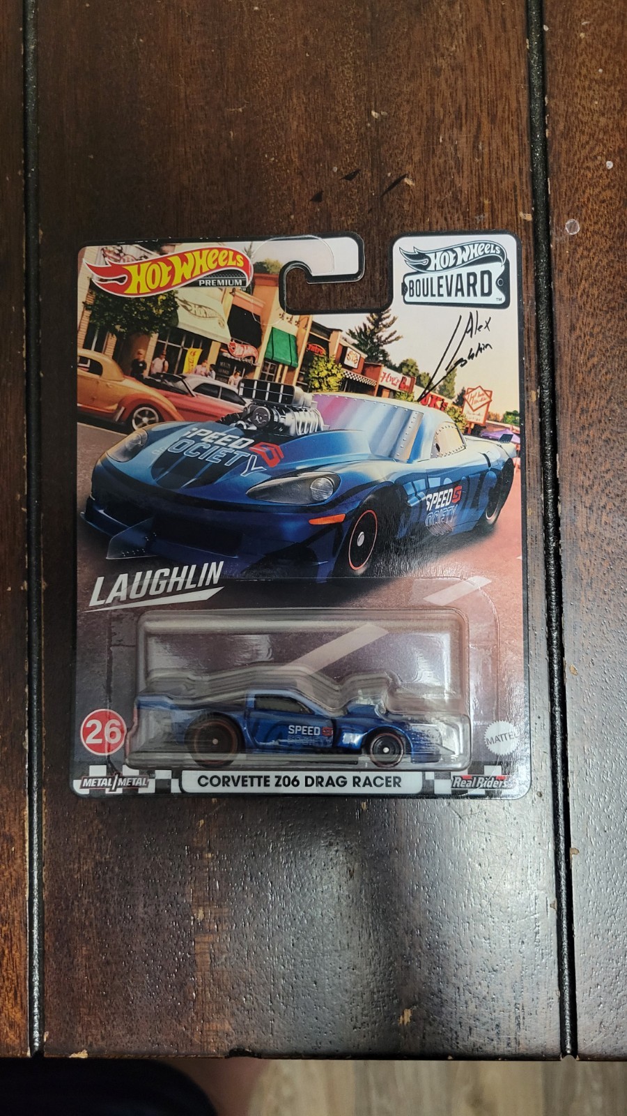 Hot Wheels Boulevard #26 Laughlin Corvette Z06 Drag Racer Premium 1/64 Chevrolet