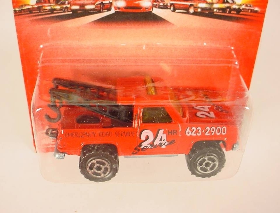 Majorette Movers Red Depanneuse 4×4 Chevrolet Tow Truck # 228 1:62