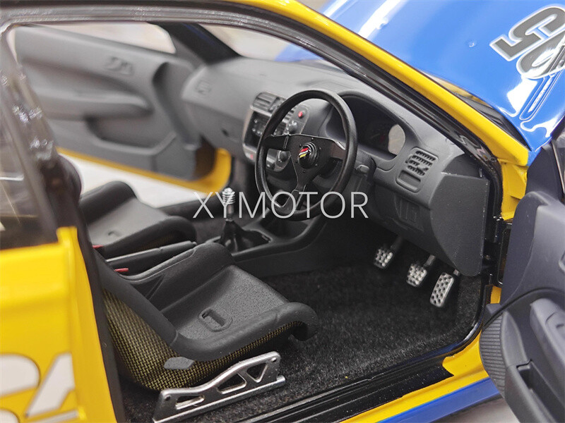 Motorhelix 1/18 Honda Civic Type R EK9 spoon #95 Model Car Gifts Collection
