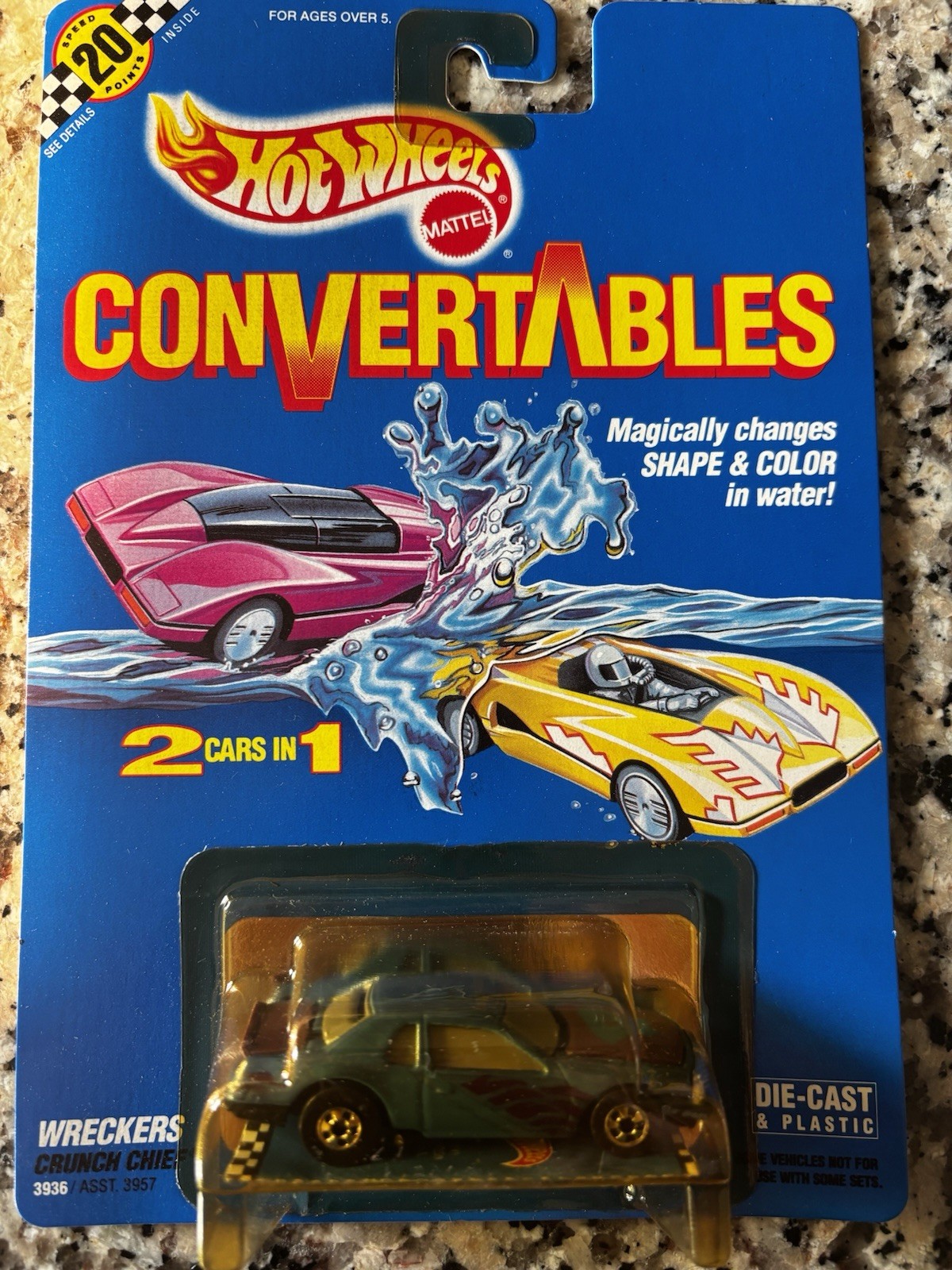 1990 Mattel Hot Wheels Convertables