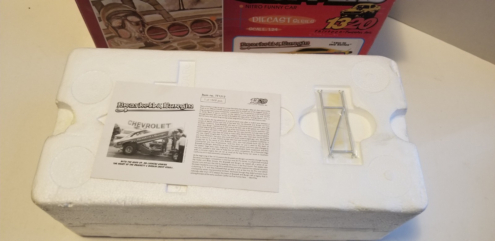 The Floppers Nitro Funny Car Braskett & Burgin #588 Of 1500 1/24 By 1320