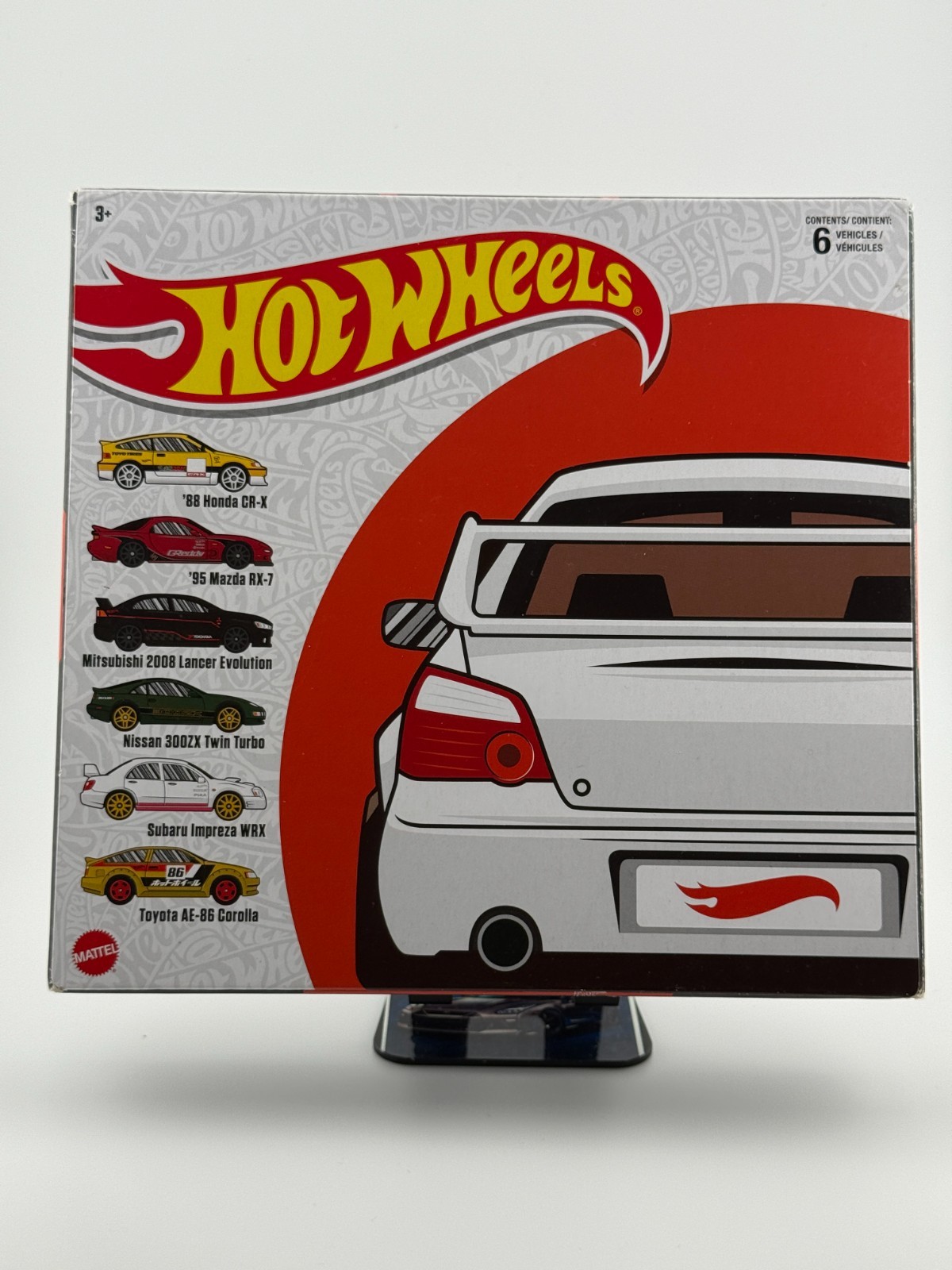 Hot Wheels 2022 JDM 6 Pack Honda Nissan Toyota Mazda Misubishi Subaru
