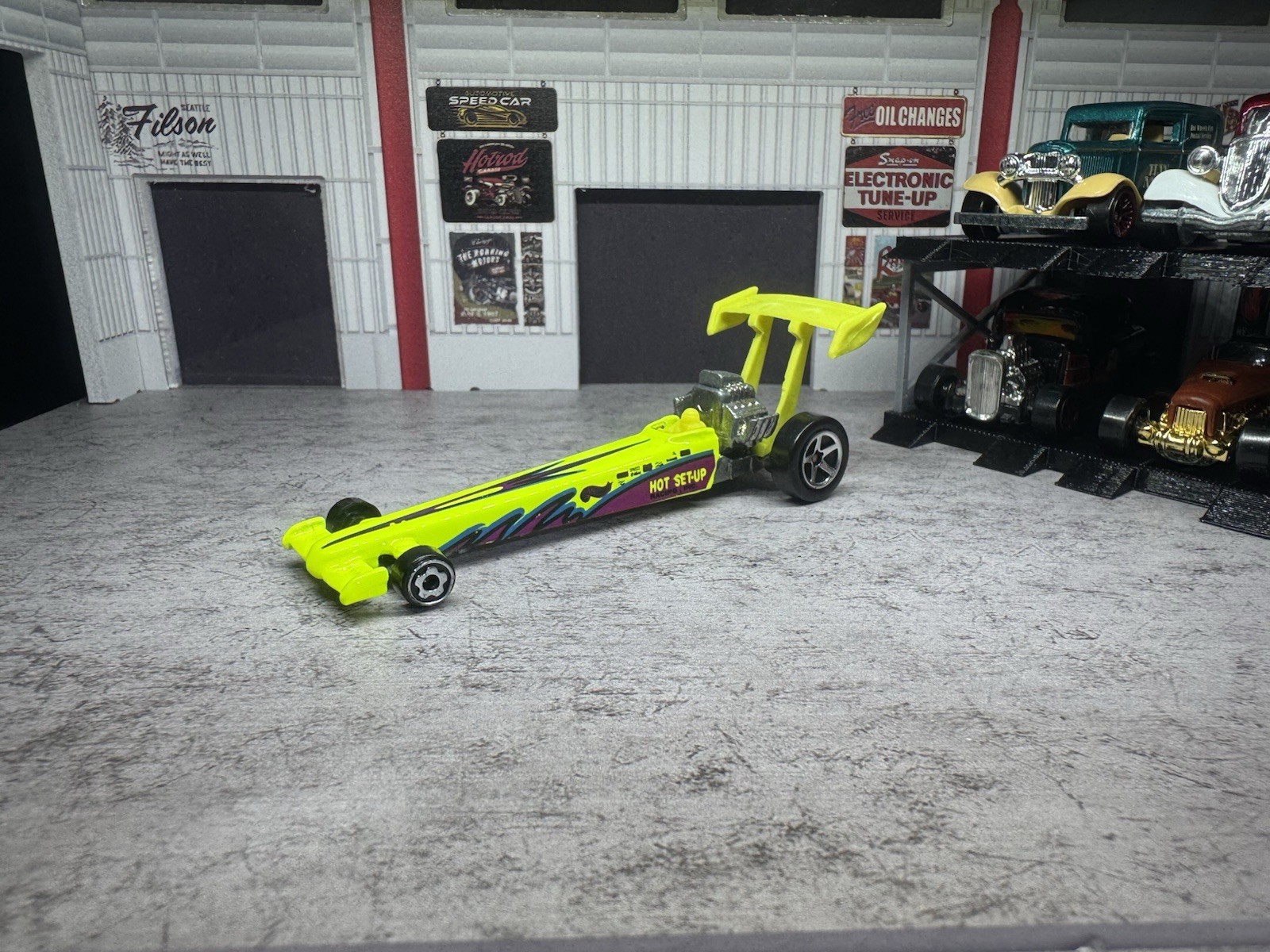 Vintage 1992 Hot Wheels “Hot Set-Up” Dragster