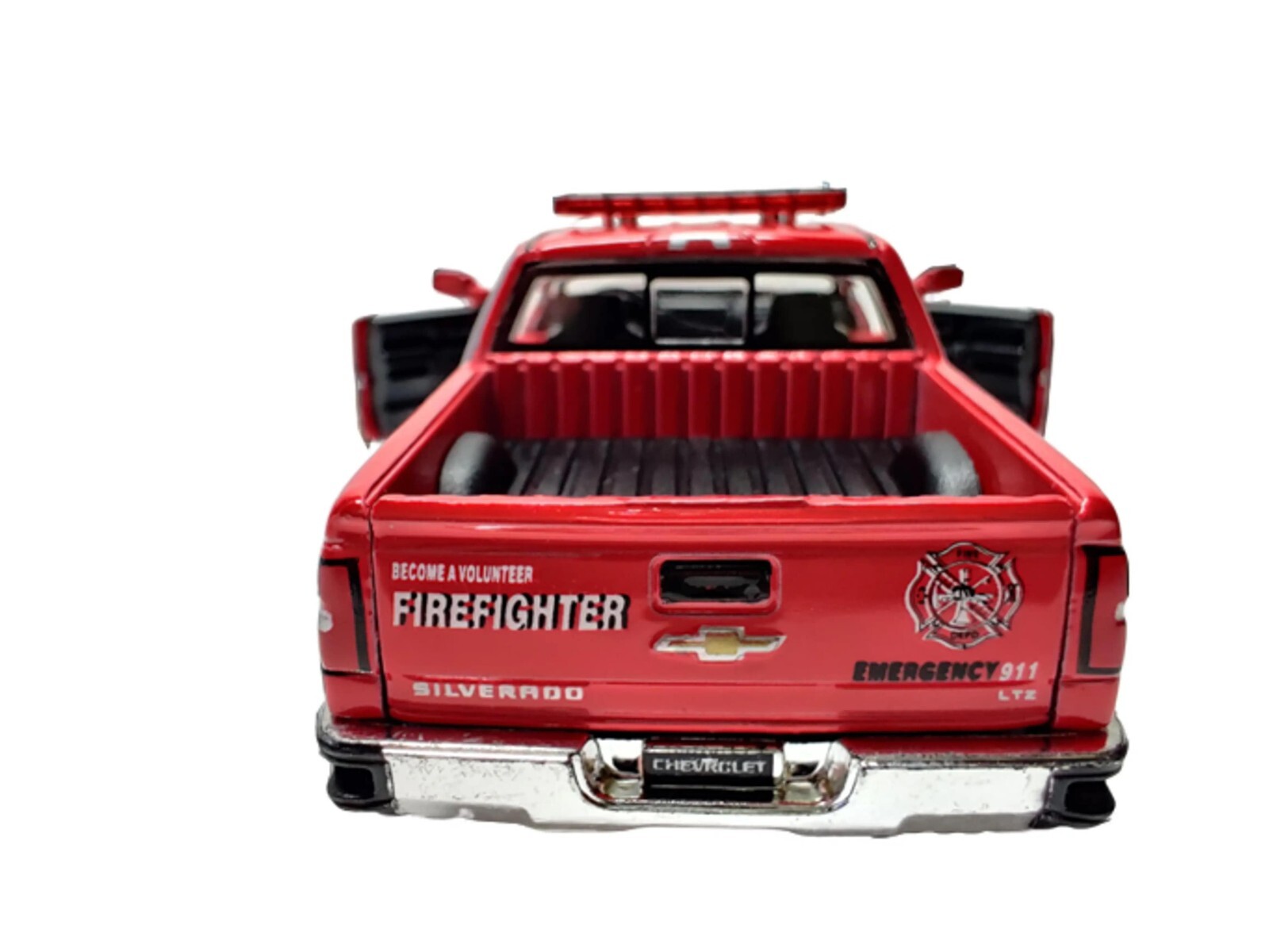 KINSMART 1:46 scale 2014 CHEVROLET SILVERRADO fire fighter diecast model toy car
