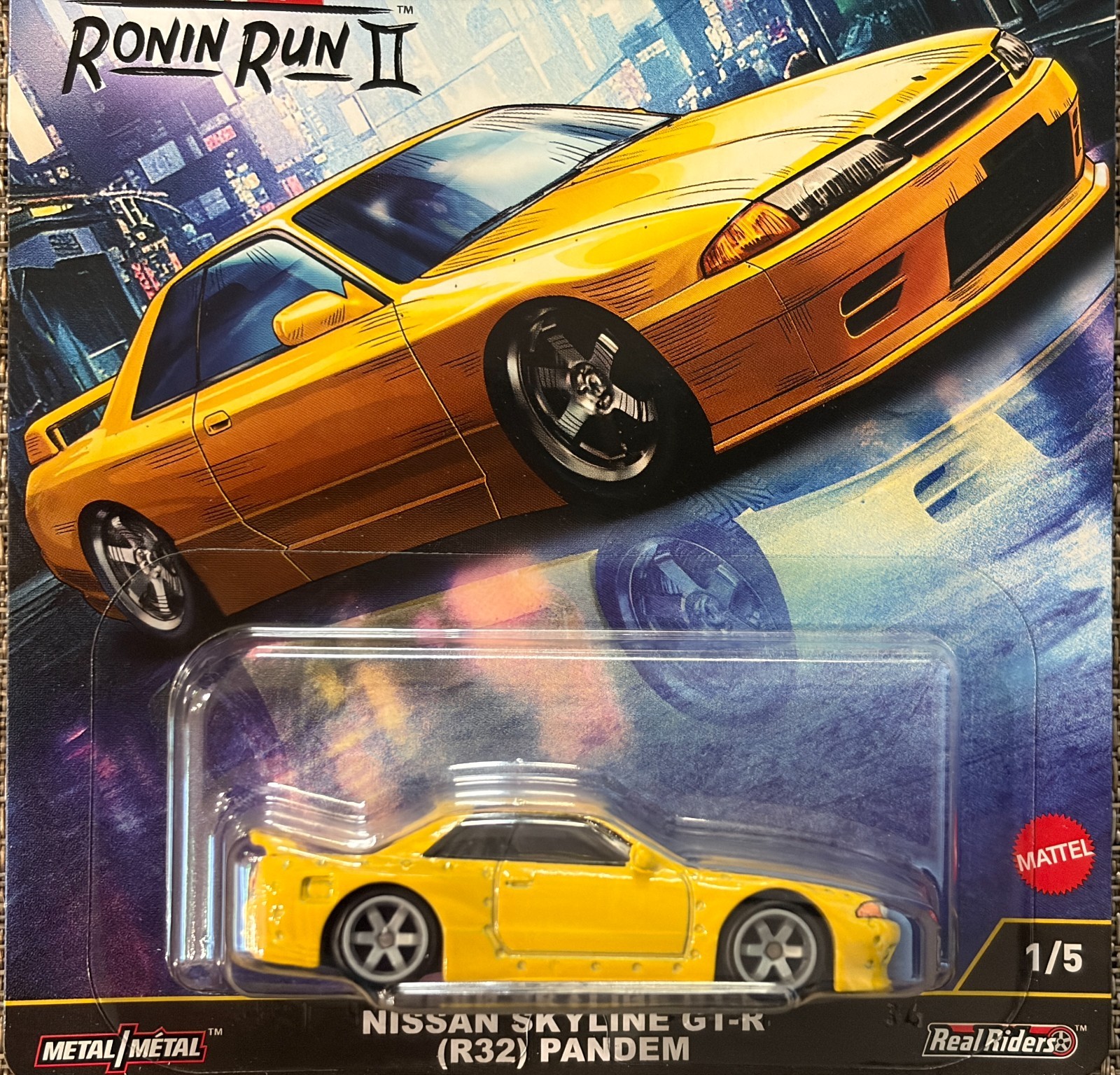 2025 Hot Wheels Car Culture Ronin Run II 2 , Nissan Skyline GT-R (R32) Pandem