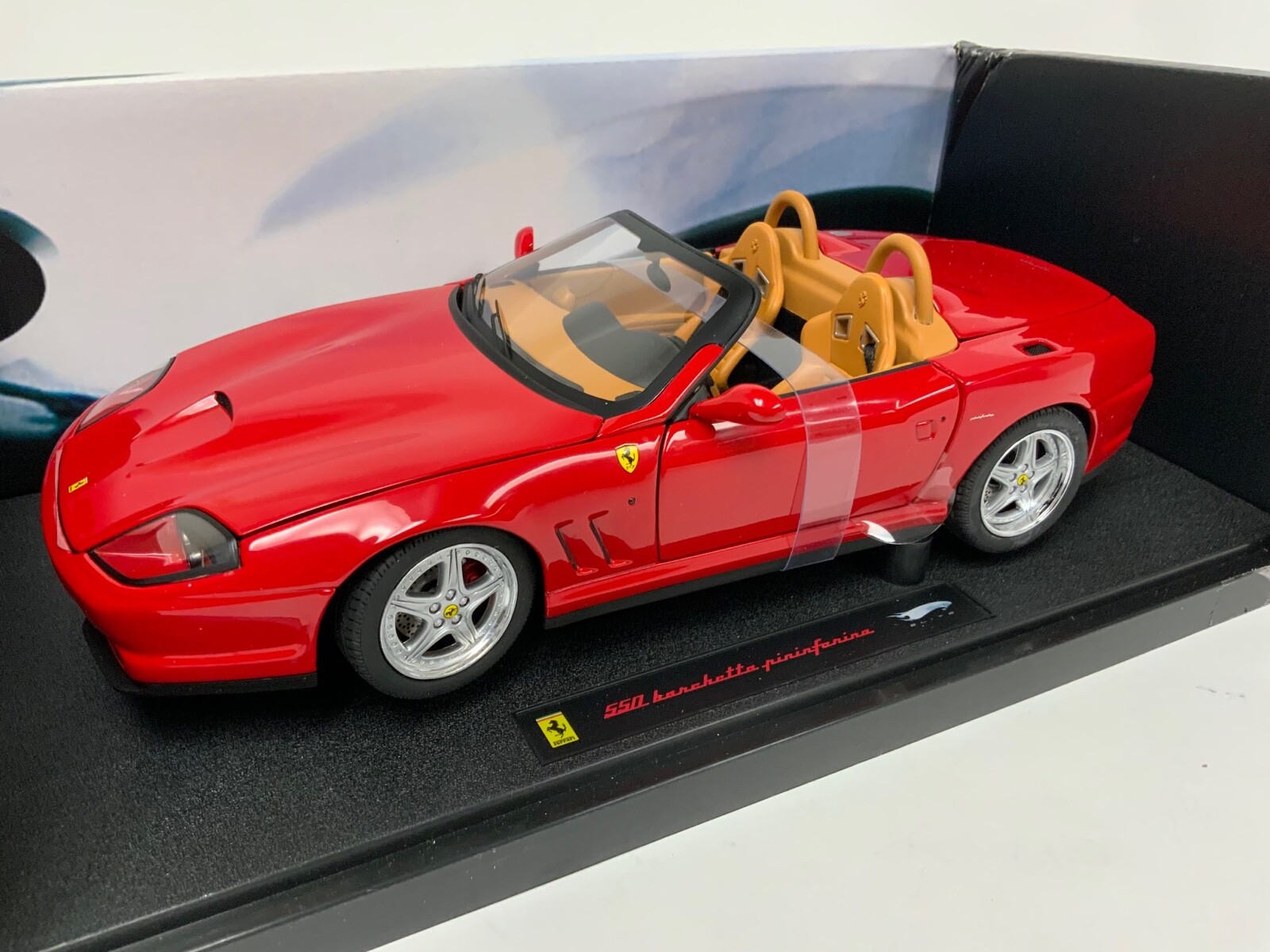 1/18 Hot Wheels Elite Ferrari 550 Barchetta in Rosso Corsa Red N2054 NC1129