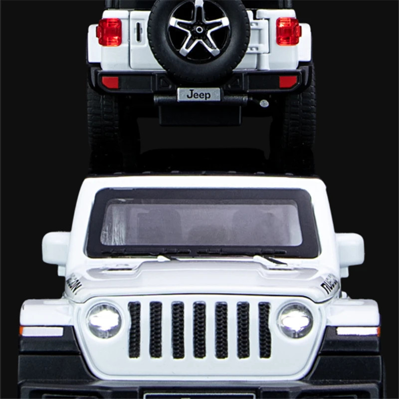 1:32 Jeeps Wrangler Rubicon Alloy Car Model Diecasts Metal Off-road Vehicles Car