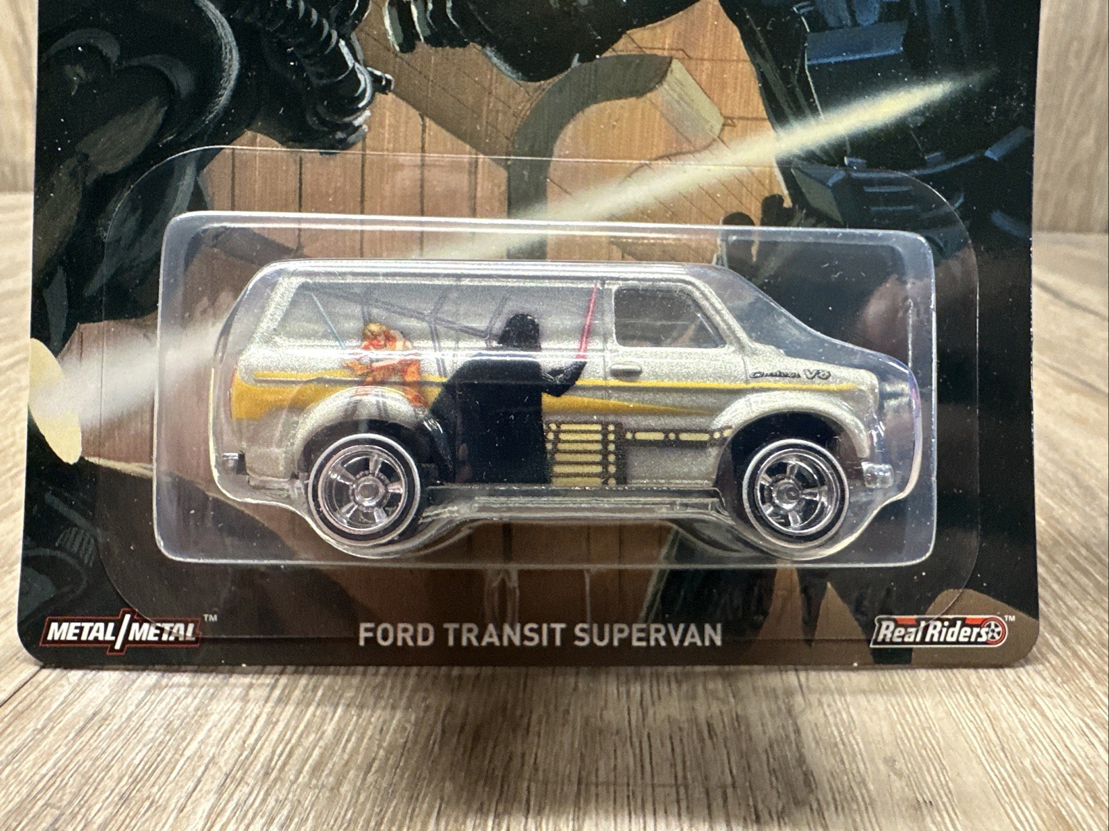 Hot Wheels Ford Transit Supervan Star Wars Ralph Mcquarri Light Crease