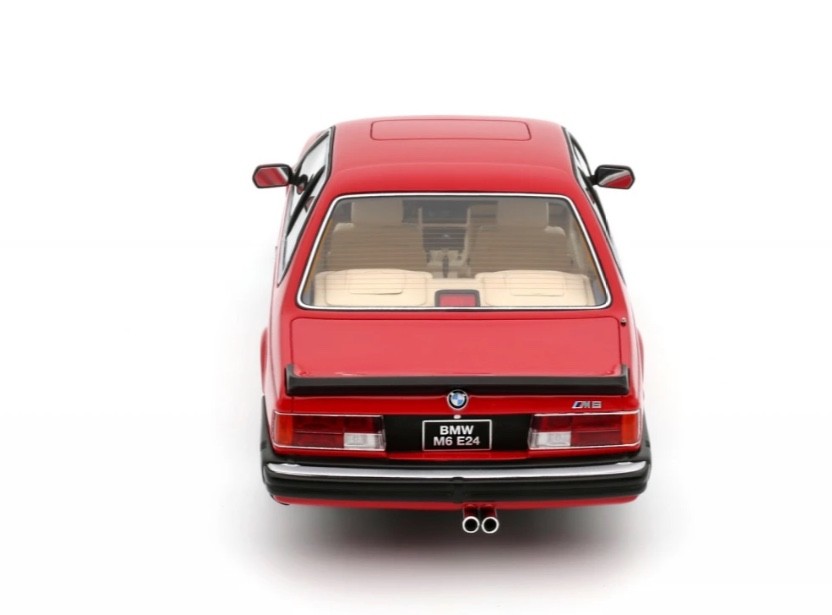 1/18 GT Spirit Otto BMW E24 M6 in Henna Red from 1986 OT1018