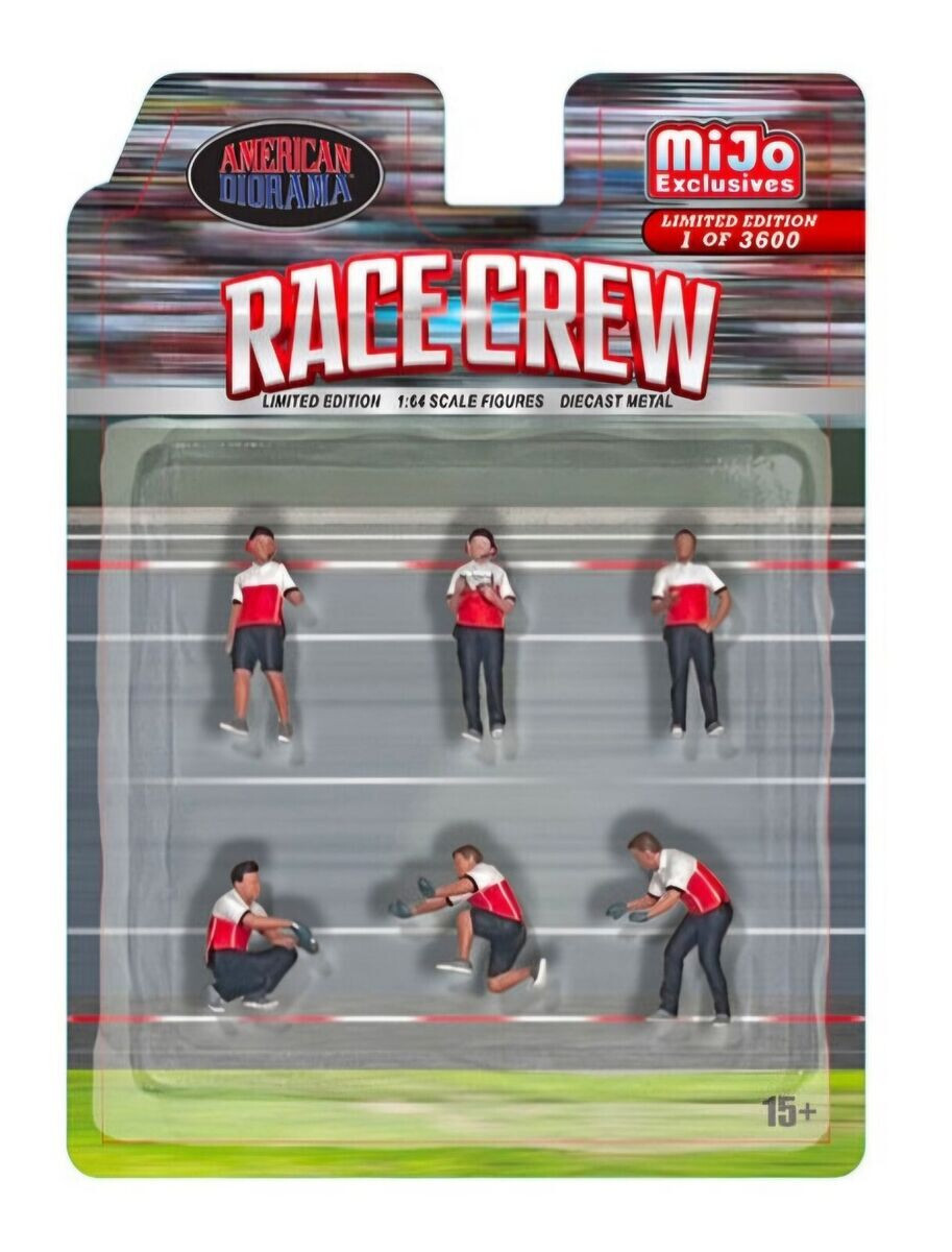 American Diorama 1/64 RACE CREW Die Cast FIGURES