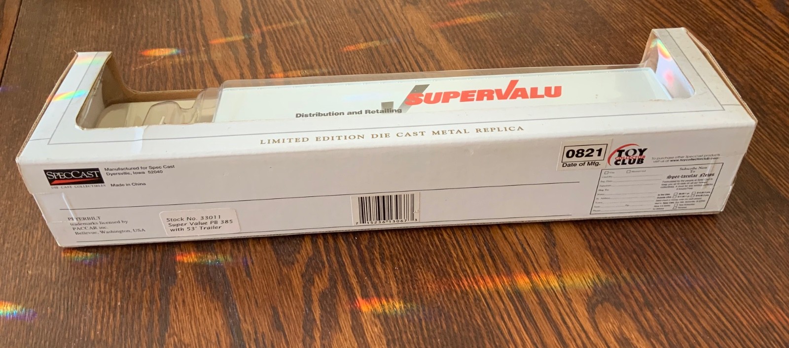 SpecCast Limited Edition – SuperValu Distribution and Retailing. Die cast metal.