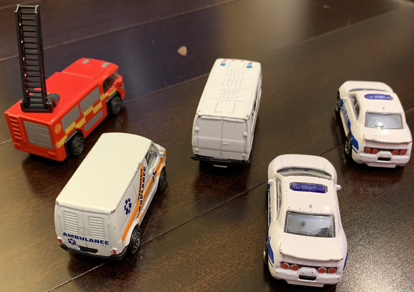 Teamsterz and Welly Police, S.W.A.T Police, Fire & Rescue, Ambulance Die Cast