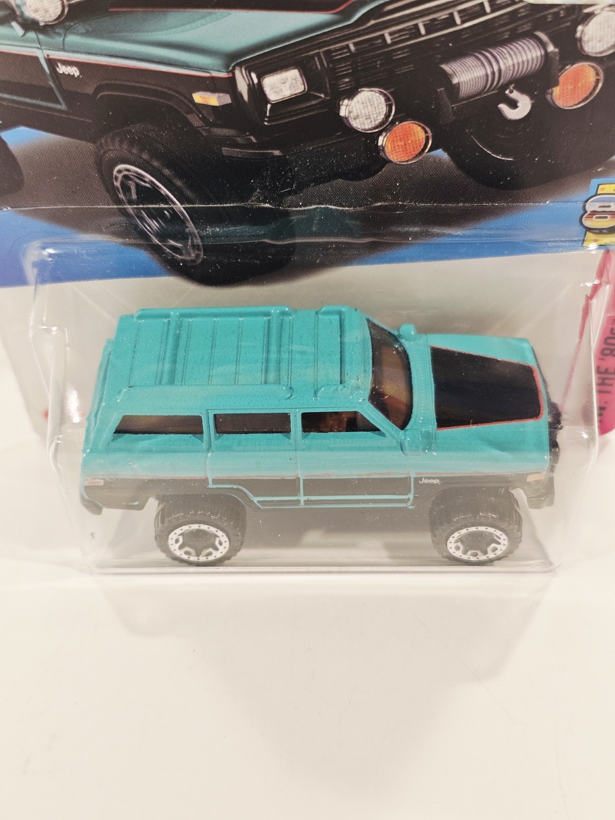 2023 Hot Wheels Kroger Exclusive 1988 Jeep Wagoneer Factory Sealed Sticker Teal