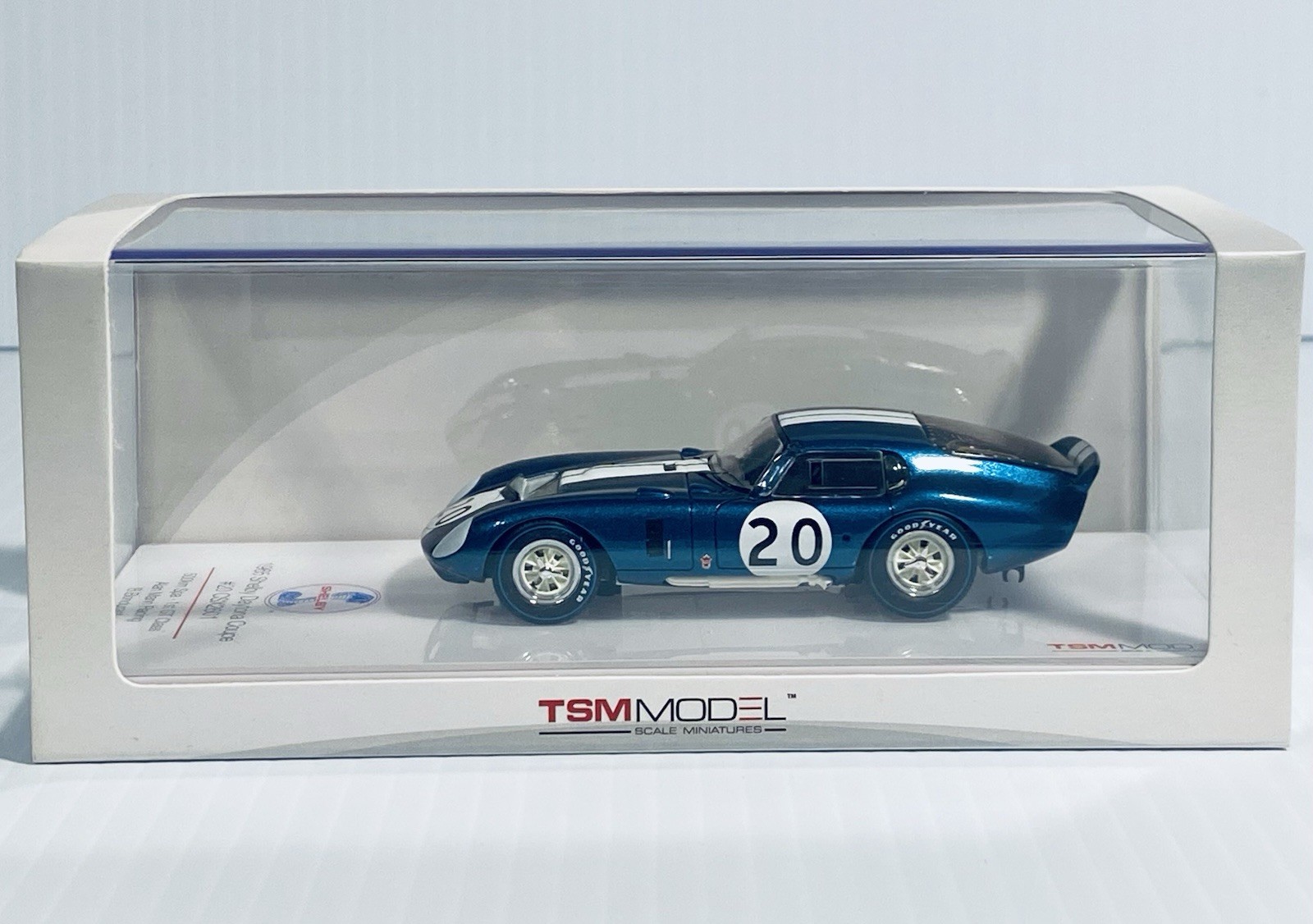 Rare TSM 1965 Shelby Daytona Coupe #20 500KM Spa 1 Alan Mann Racing B. Bondurant