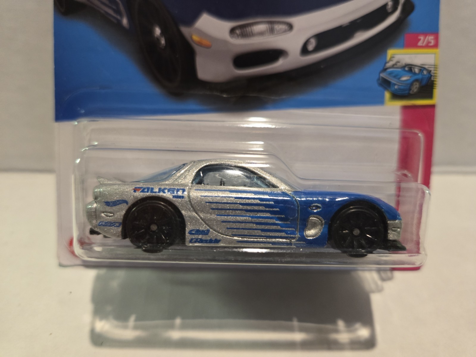 Hot Wheels 95 Mazda RX-7 Kroger Excl / Faulken – Matchbox 2002 Mazda RX-7 Lot 3