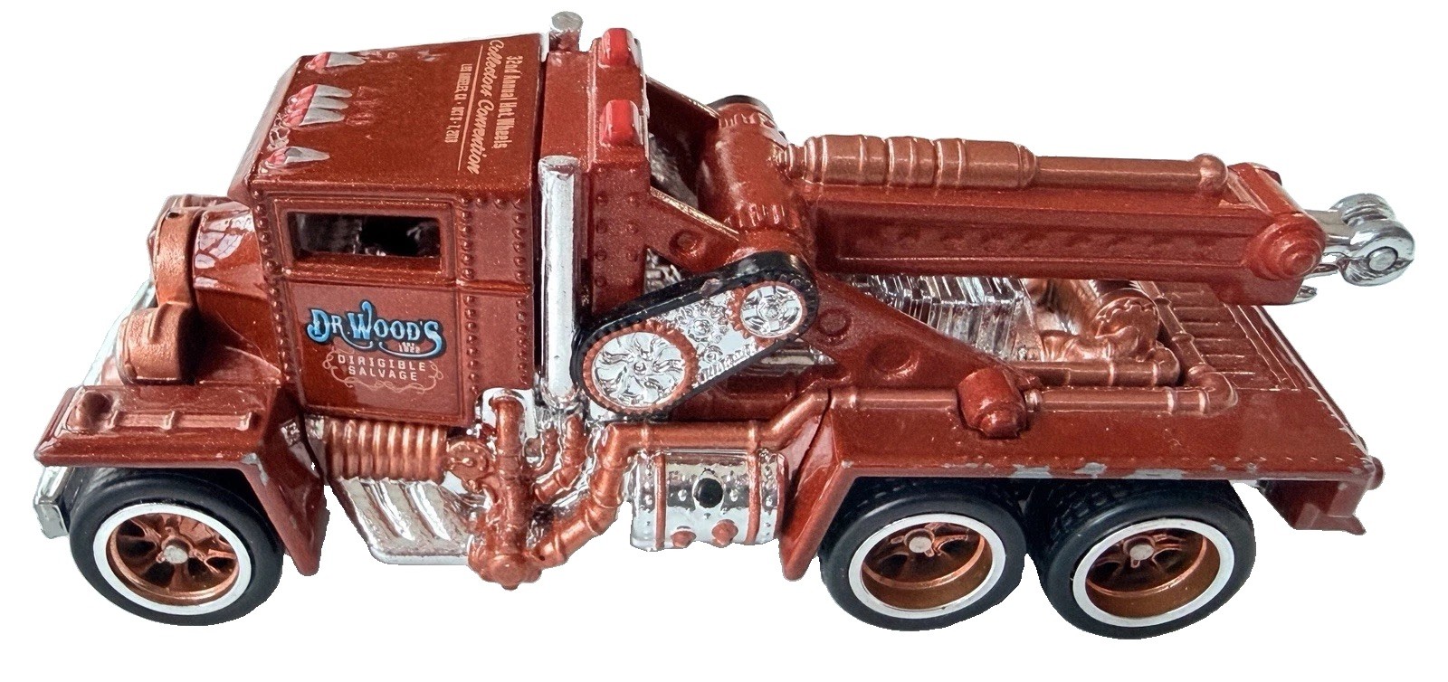 2018 Hot Wheels 32nd Convention Steampunk Truck Brown Loose Real Riders