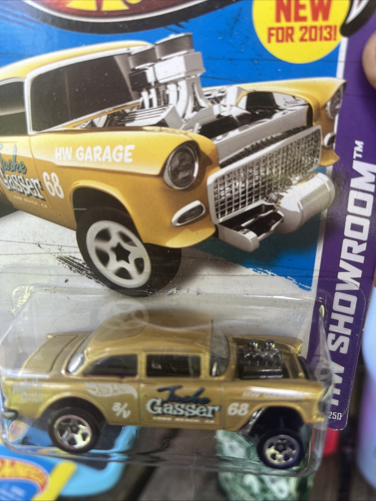2013 Hot Wheels HW Showroom ’55 Chevy Bel Air Gasser New Sealed