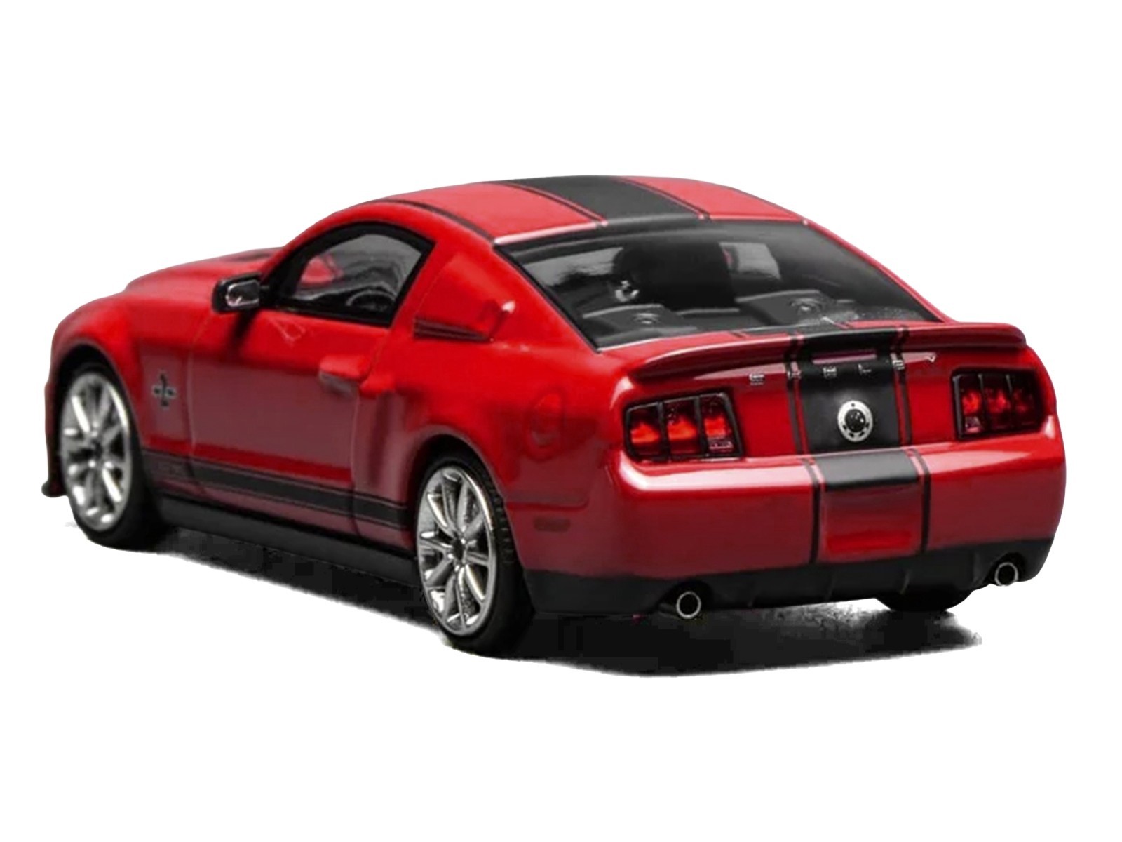 2007 SHELBY GT500 SUPER SNAKE TORCH RED 1/64 BY MOTORHELIX/GREENLIGHT 1251006B