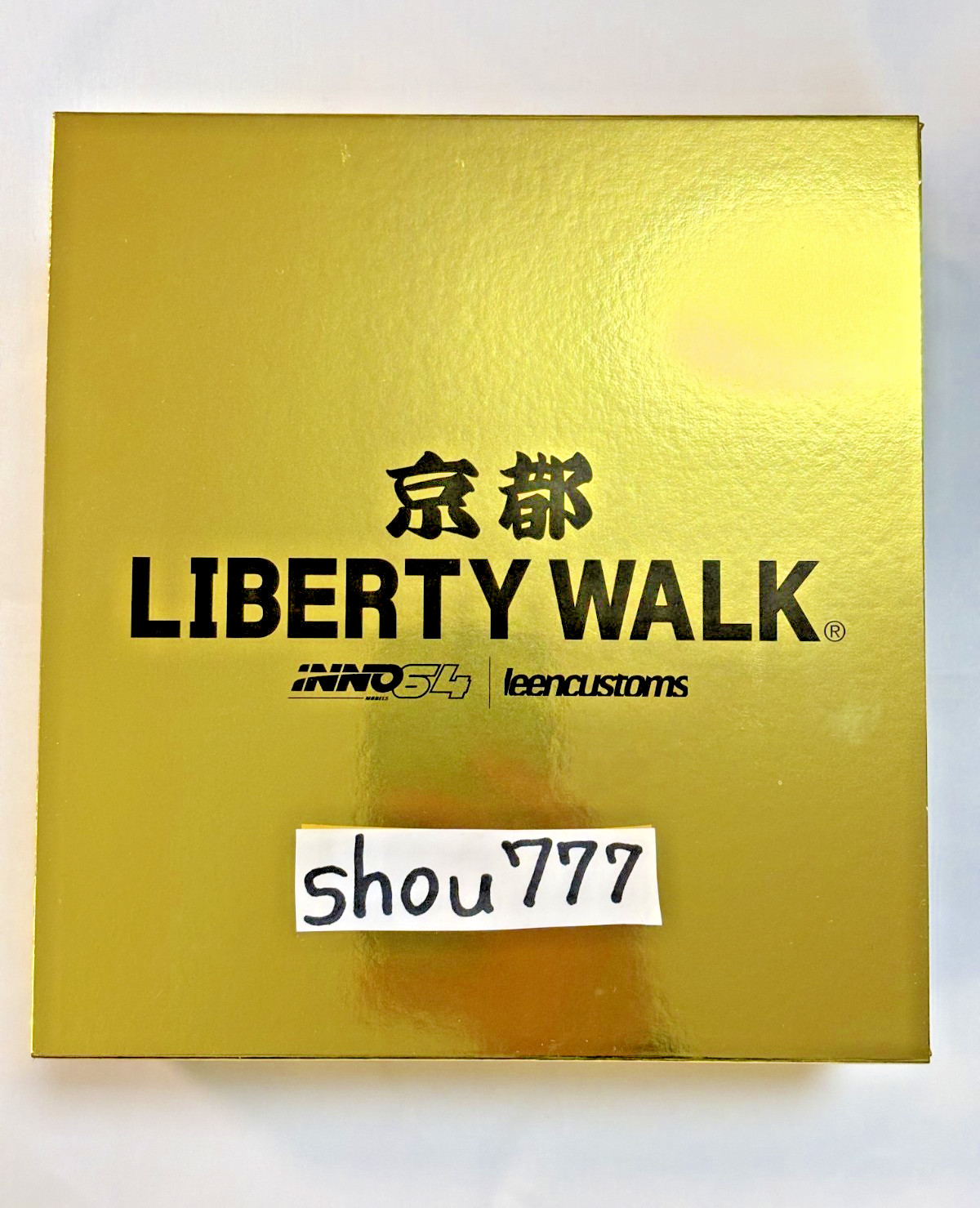 Set of 3 INNO64 Liberty Walk Kyoto Limited MAZDA RX7 Gold mini car w/ Pin Signed