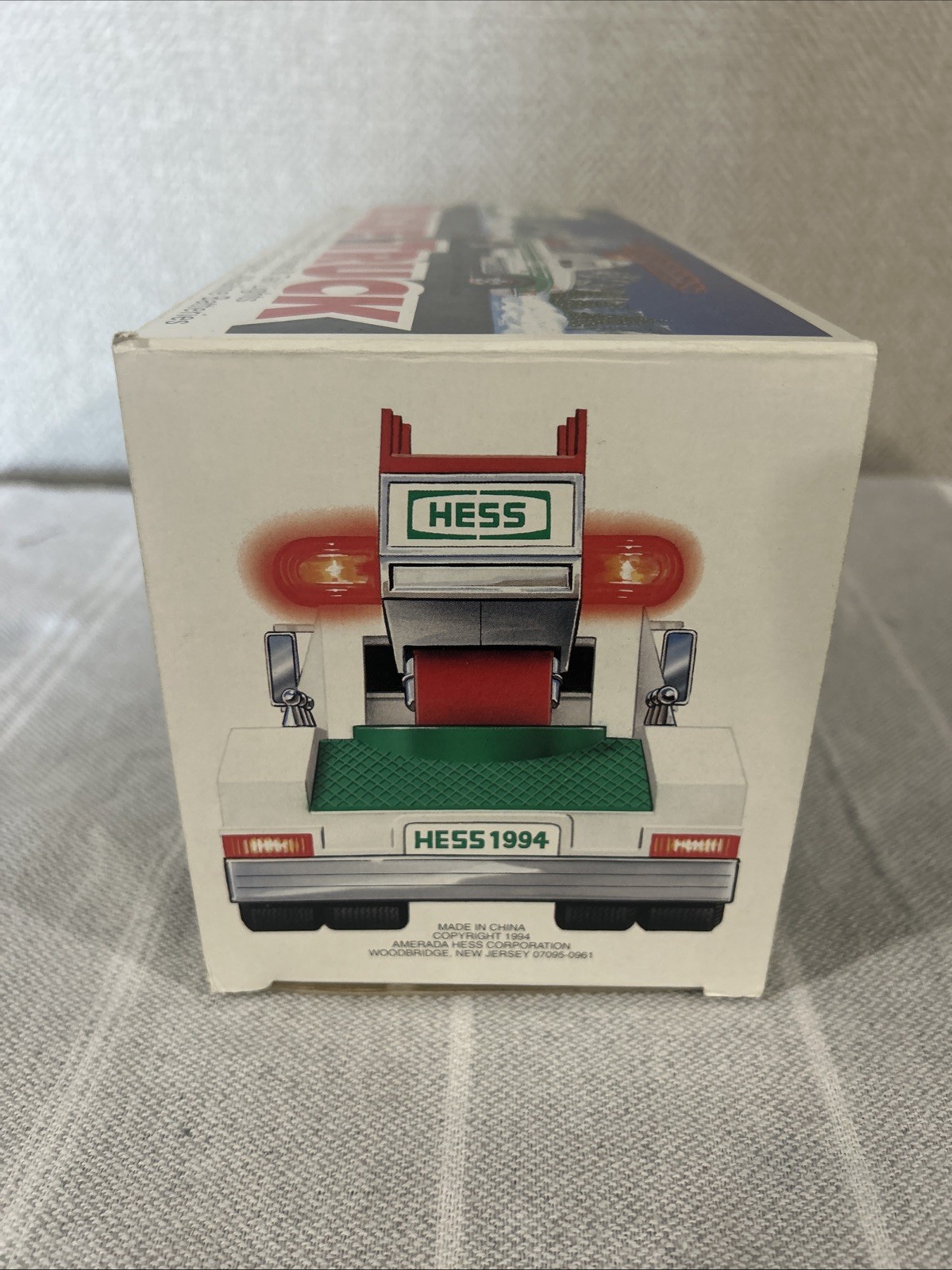 1993 HESS POLICE PATROL CAR & 1994 HESS RESCUE TRUCK VINTAGE NIB LOT