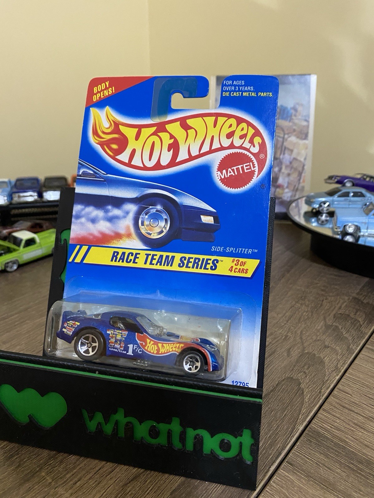 Hot Wheels Race Team Series Side-Splitter Blue 1:64 Diecast 1996 Unopened