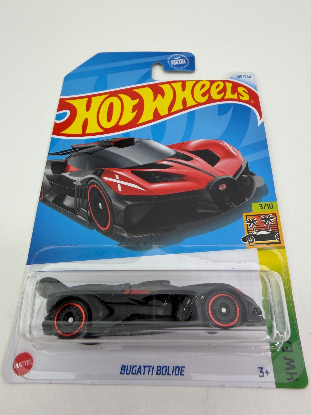 Hot Wheels Bugatti Bolide 185/250 HW Exotics 3/10 Black & Red