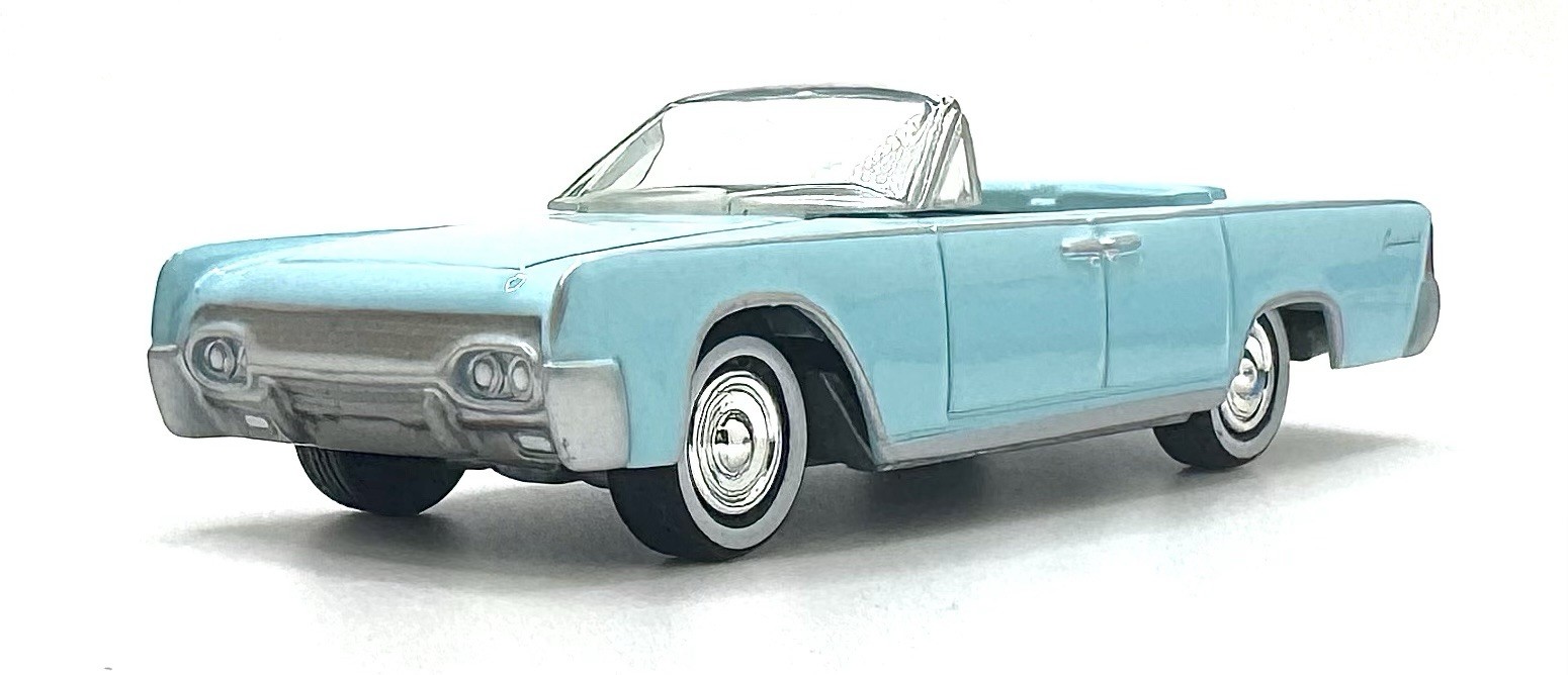1961 Lincoln Continental 430 7L V8 – Blue Haze Enamel – 1:64 Scale