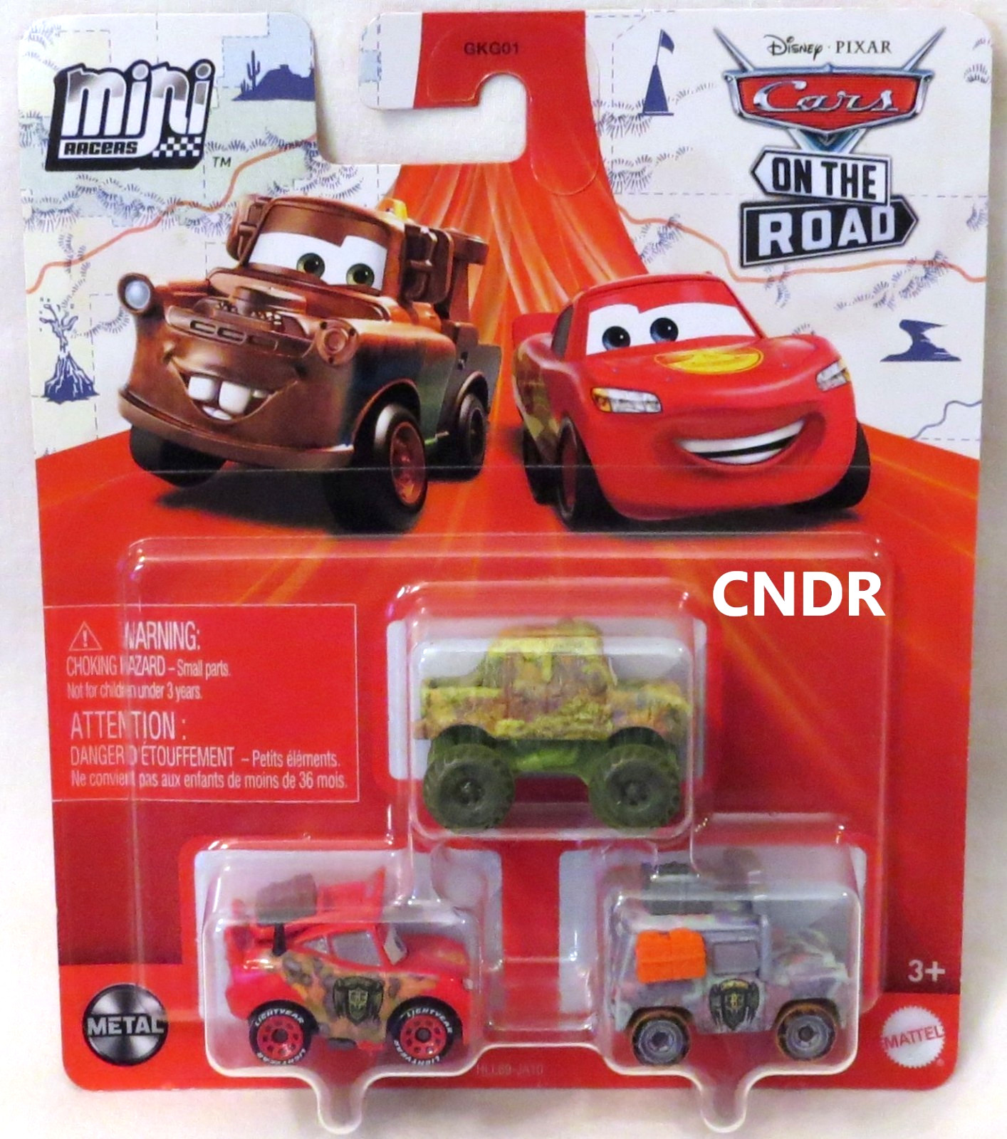 Disney Pixar Cars On the Road MINI RACERS 3 Pack Moss Ivy Margaret Motorray +LMQ