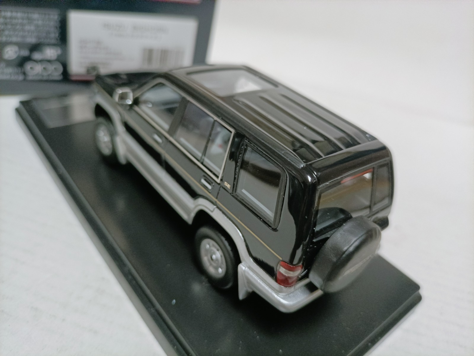 Hi Story 1:43 Isuzu Bighorn 1993 Black Custom Off Road Vehicle Model