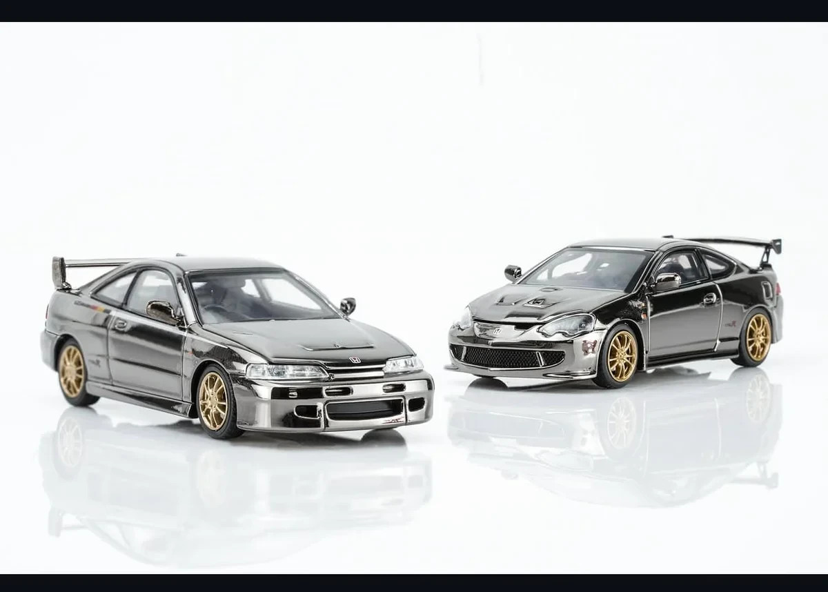 Motorhelix Honda Integra Type R DC2 DC5 Mugen Black Chrome TMCS 2026 Set Sealed