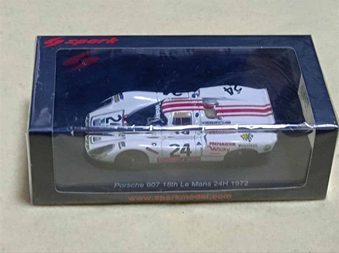 Spark 1/43 Porsche 907 18th Le Mans 1972 Collectables 17+
