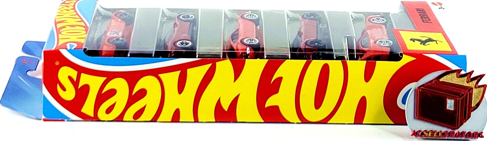 Hot Wheels 🟥🟥 FERRARI 🟥🟥 5 Pack w F40, 12Cilindri, 365 GTB4, SF90 & Dino