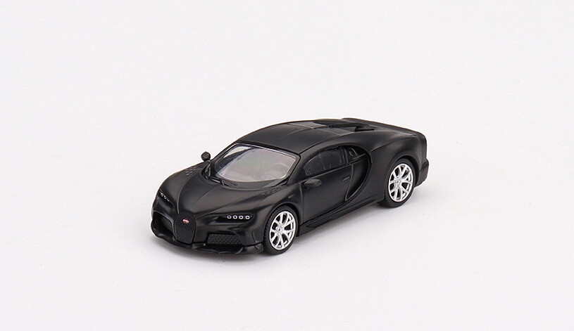 MINI GT 1:64 Bugatti Chiron Super Sport 300+ (Matte Black) Diecast Car MGT00374