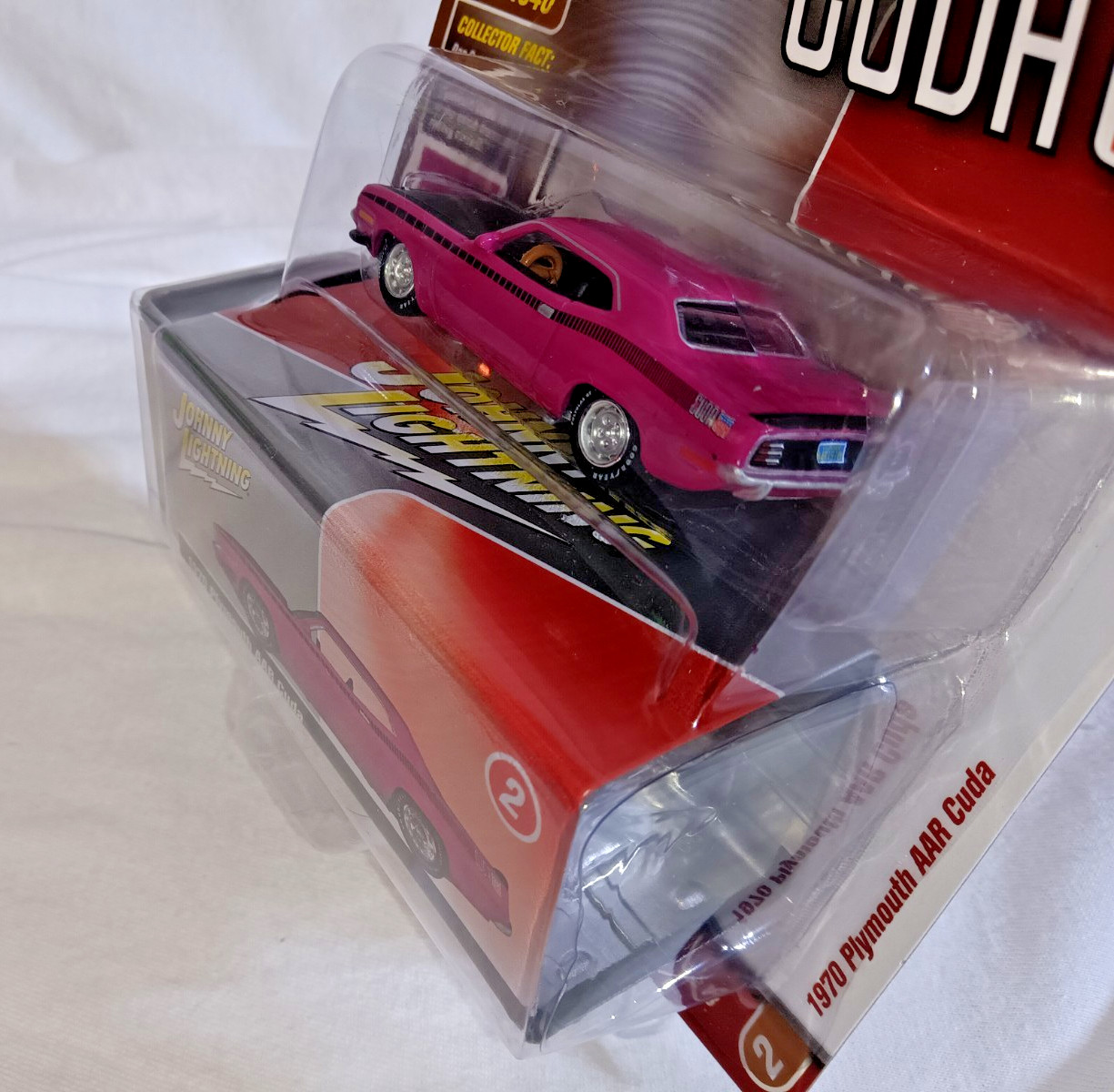 1:64 1970 PLYMOUTH AAR CUDA W/ STORAGE PRO COLLECTOR SERIES OUT OF PRODUCTION!!!