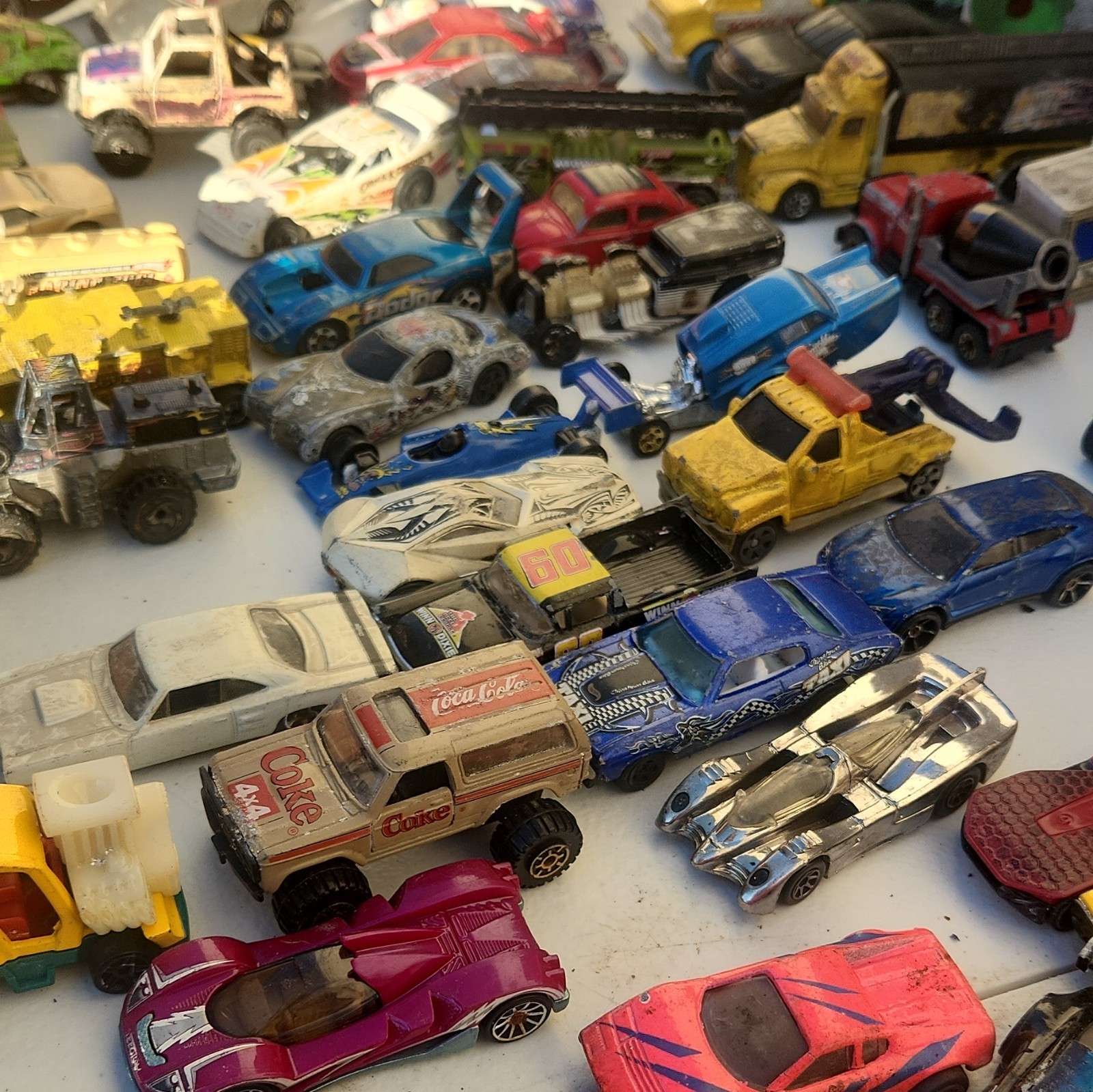 Mixed Vintage Modern 1:64 Junkyard Diecast of 18 lbs (Box A)