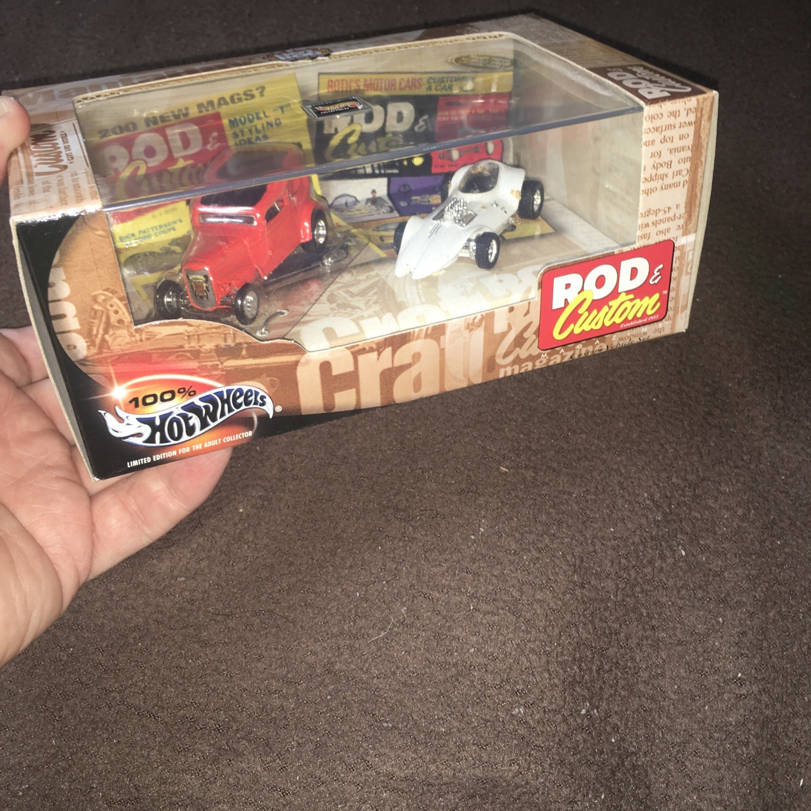 100% Hot Wheels Rod & Custom Hot Rod Series 6 Rod and Custom. Sealed Box #6