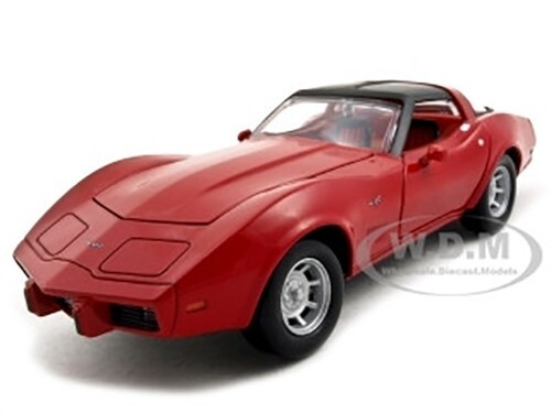 1979 CHEVROLET CORVETTE RED 1/24 DIECAST MODEL CAR BY MOTORMAX 73244