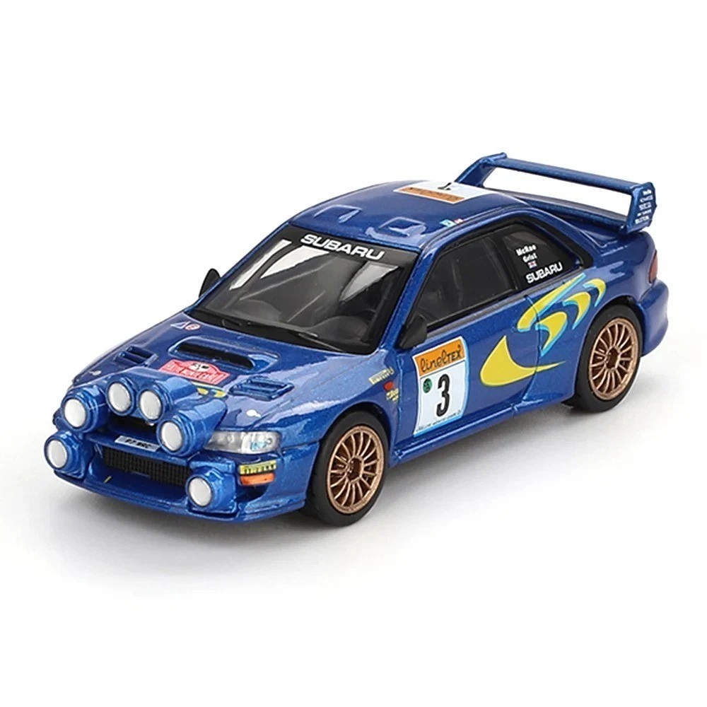 Mini GT 1:64 Subaru Impreza WRC98 #3 1998 Rally Monte-Carlo 3 Place MGT00975-P11