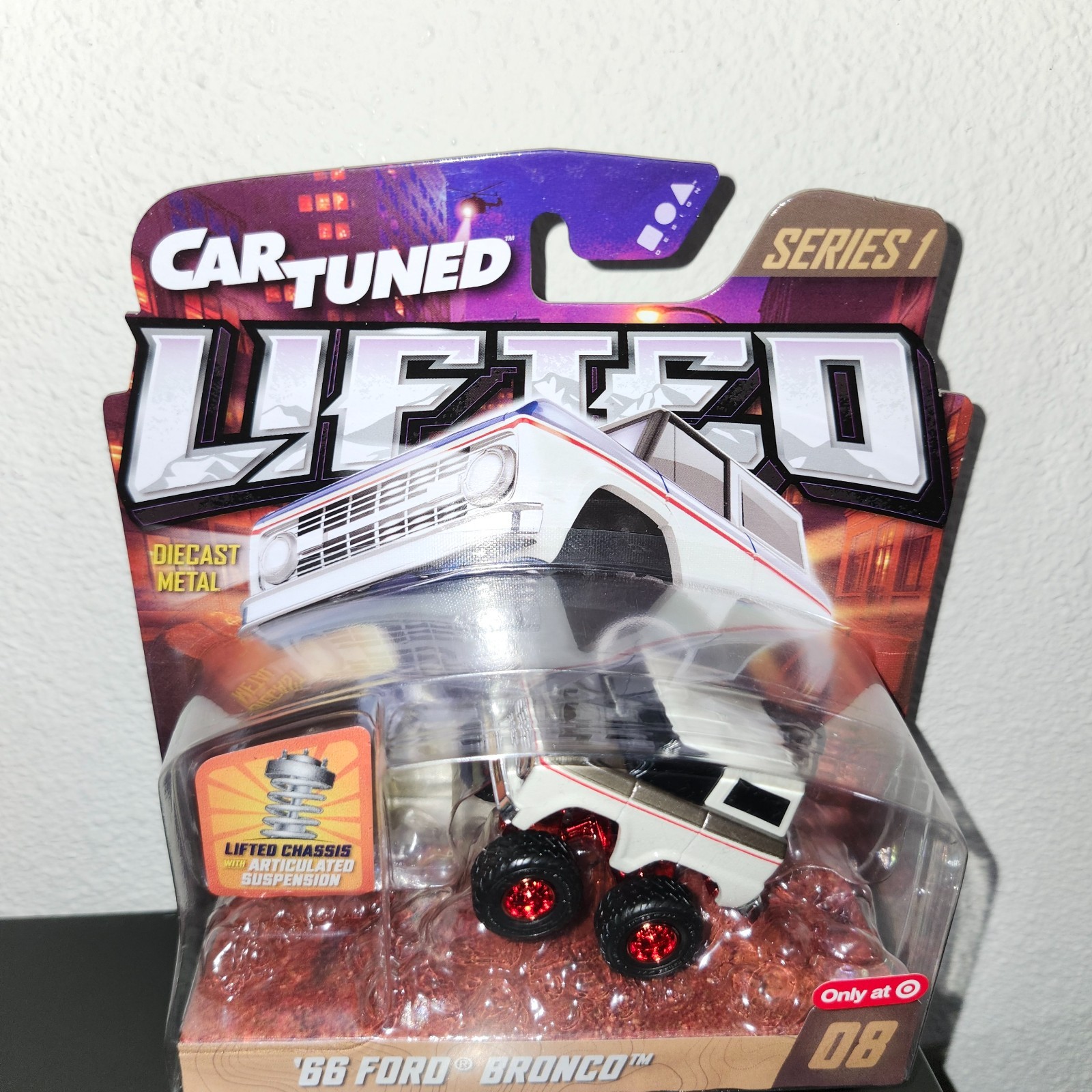 2026 Car Tuned Lifted 66 Ford Bronco RED BOTTOM RB Chase – Target Exclusive
