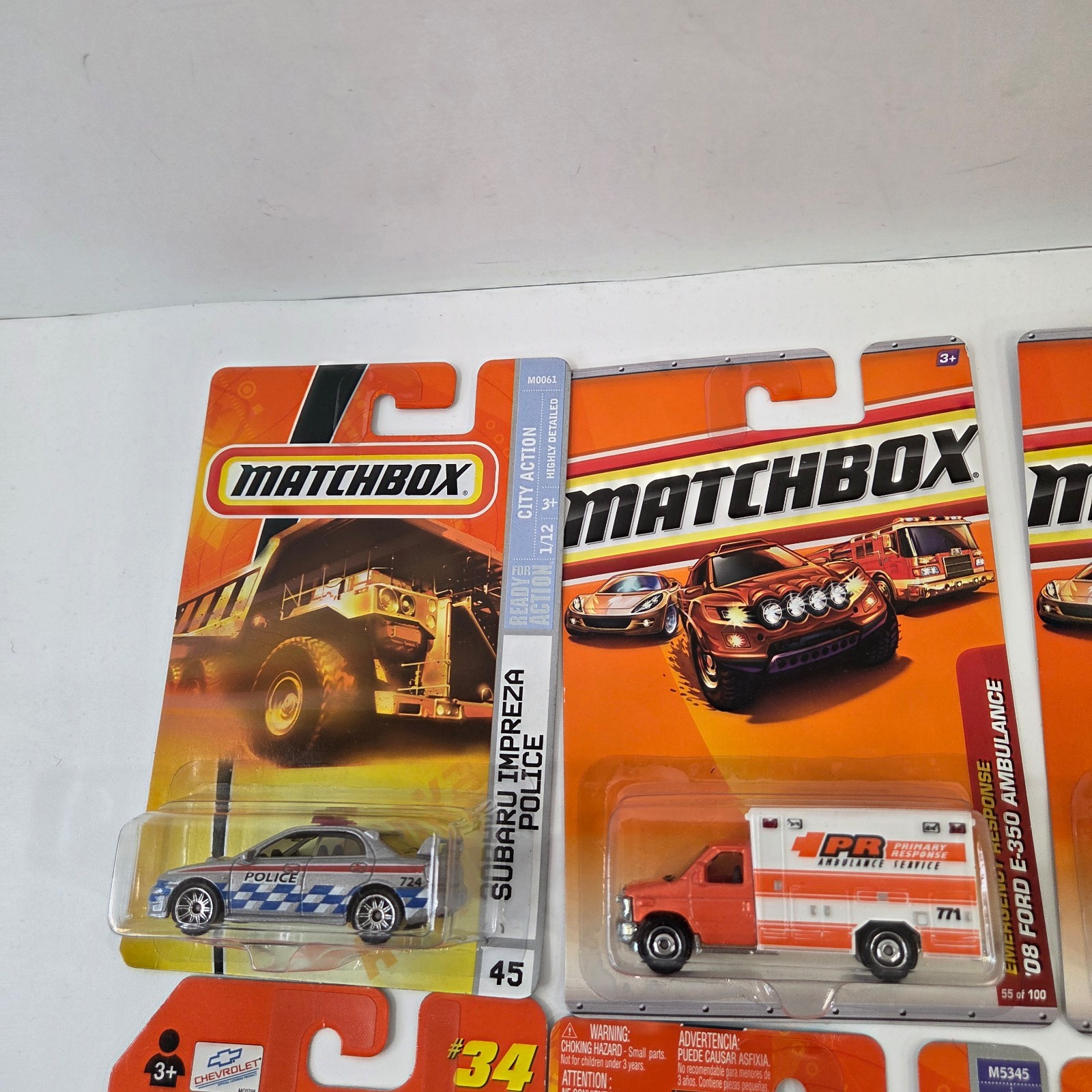 Matchbox Emergency Vehicles Diecast Car Lot of 11 New Fire Engine Ambulance ++