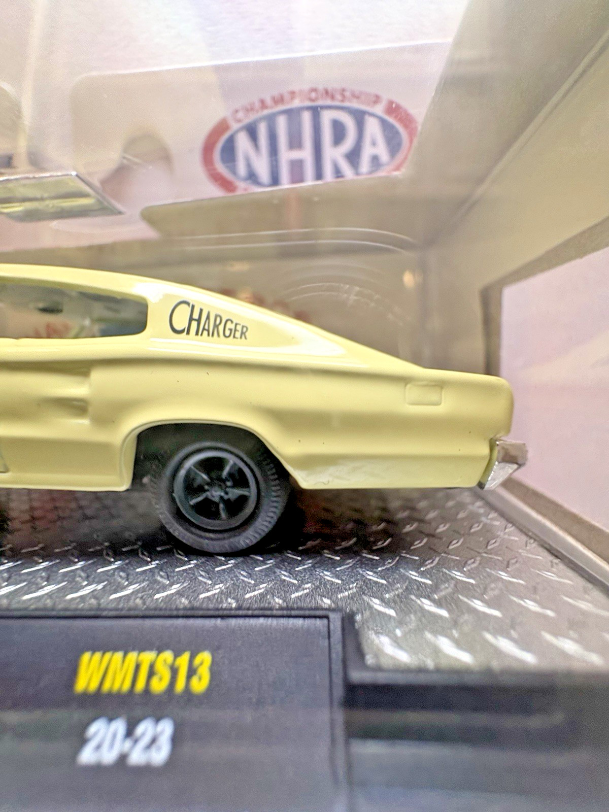 1/64 M2 Machines NHRA 1966 Dodge Charger Gasser WMTS13 20-23 Yellow Diecast.