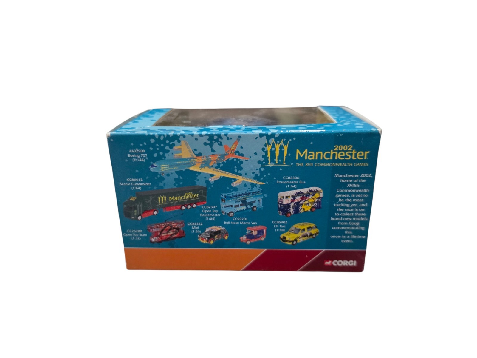 ​Corgi CC82222 Mini Cooper 2002 Manchester XVII Commonwealth Games 1:36 Boxed