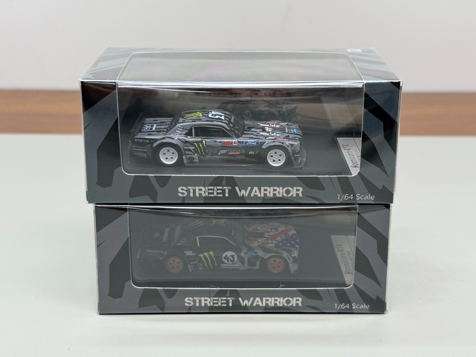 SW 1:64 1965 Mustang RTR Hoonicorn Diecast Metal Car – Two styles to choose from