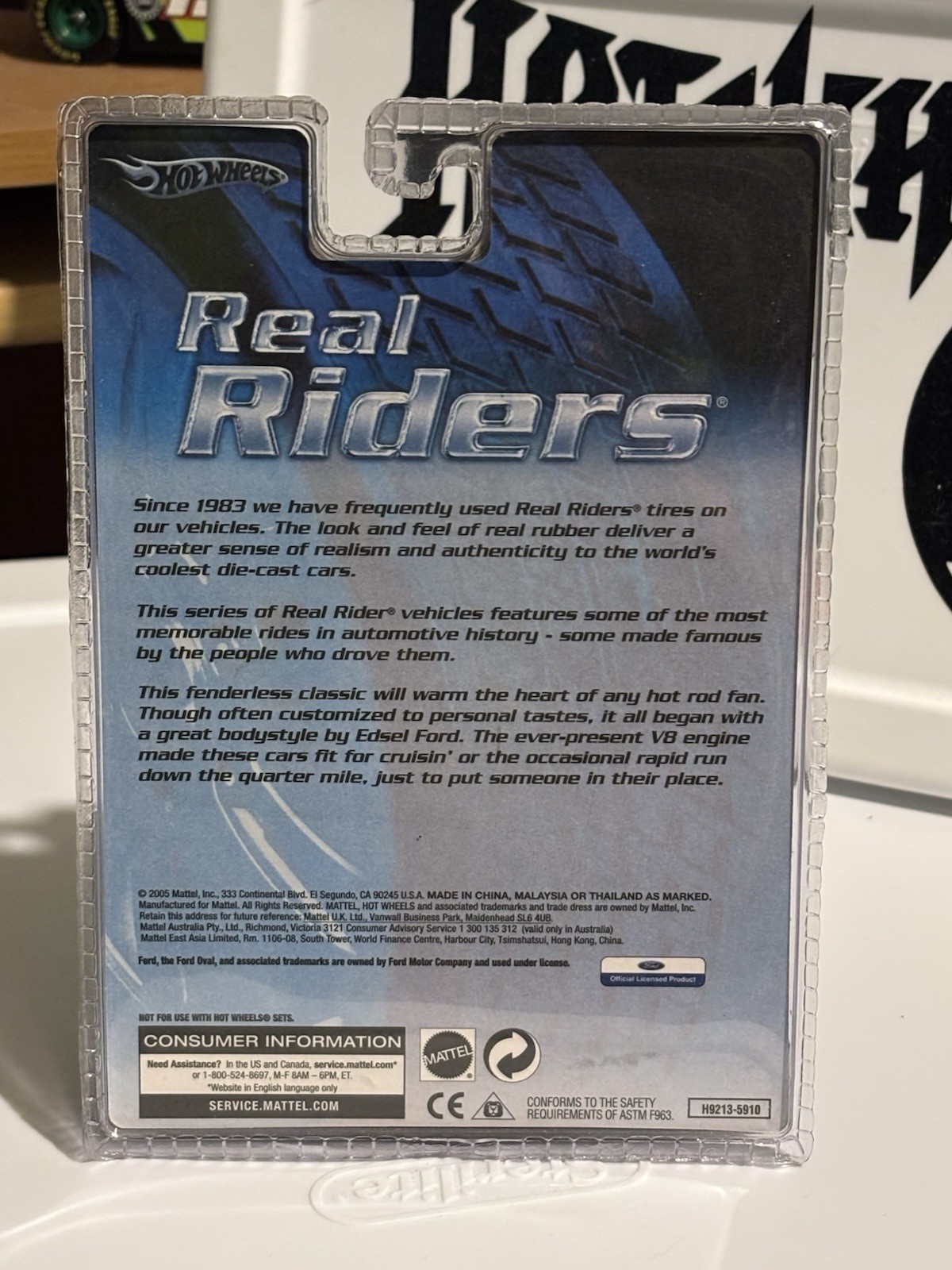 Hot Wheels, Limited Ed. With REAL RIDERS, Collector’s, 33 Ford Low-boy, Hot Rod